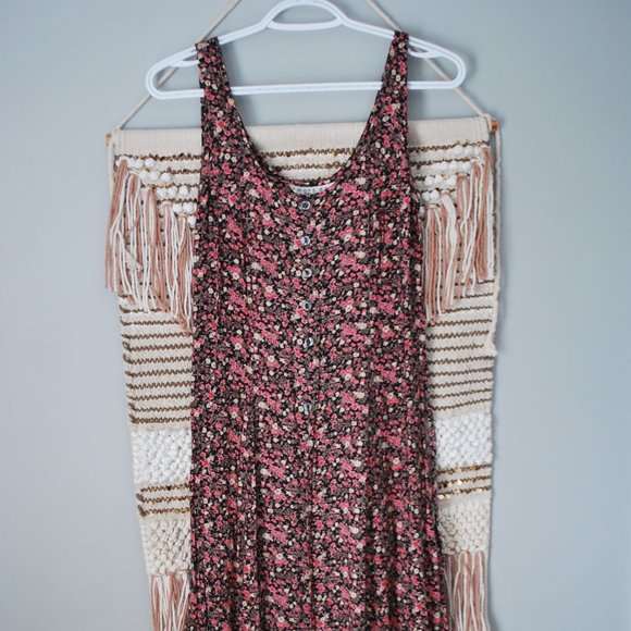 90's Vintage Floral Button Dress - Picture 7 of 7